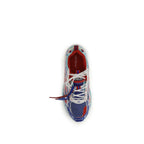 Off-White Multicolor Polyester Athletic Sneakers