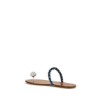 Pedro García Brown Calf Leather Bos Taurus Sandals