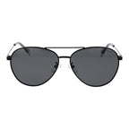 Polaroid Black Metal Sunglasses