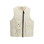 Stone Island Beige Cotton Sleveless Jacket