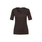 Street One Brown Cotton Long Sleeve T-Shirt