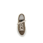 Brunello Cucinelli Brown Calf Leather Bos Taurus Low Top Sneakers