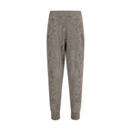 Brunello Cucinelli Brown Linen Casual Pants