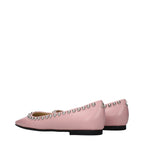 Jimmy Choo Pink Leather Ballet Flats