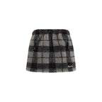 Miu Miu Multicolor Nylon Mini Skirt