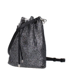 Jimmy Choo Black Satin Crossbody Bag