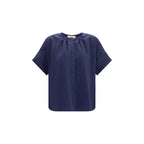 Max Mara Blue Cotton Shirt