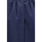 Max Mara Blue Cotton Shirt