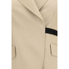 Max Mara Beige Linen Coat
