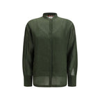 Max Mara Bicolor Ramie Dress Shirt