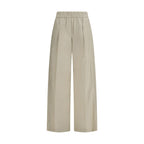 Brunello Cucinelli Beige Cotton Casual Pants