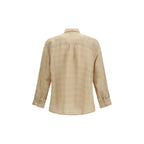 Our Legacy Beige Cotton Pattern Shirt