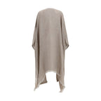 Fabiana Filippi Brown Linen Cloacks