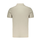 Hugo Boss Beige Cotton Men Polo Shirt