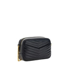 Saint Laurent Black Calf Leather Bos Taurus Shoulder Bag