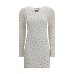 Miu Miu White Cotton Casual Dress