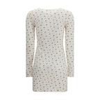Miu Miu White Cotton Casual Dress