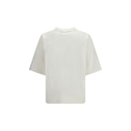 Palm Angels White Cotton T-Shirt