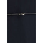Fabiana Filippi Blue Viscose Long Dress