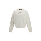 Palm Angels Beige Cotton Sweatshirt