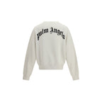 Palm Angels Beige Cotton Sweatshirt