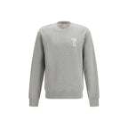 Ami Paris Gray Cotton Sweatshirt