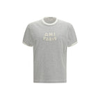 Ami Paris Gray Cotton T-Shirt