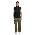 Lyle & Scott Black Polyester Sleeveless Jacket