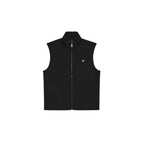 Lyle & Scott Black Polyester Sleeveless Jacket