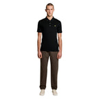Lyle & Scott Black Cotton Polo Shirt