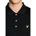 Lyle & Scott Black Cotton Polo Shirt