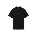 Lyle & Scott Black Cotton Polo Shirt