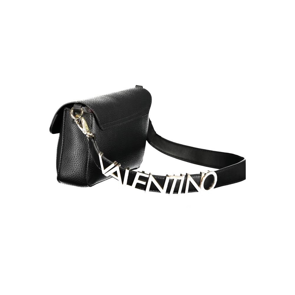Mario Valentino Black Polyurethane Women Handbag