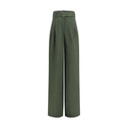 Max Mara Bicolor Linen Casual Pants
