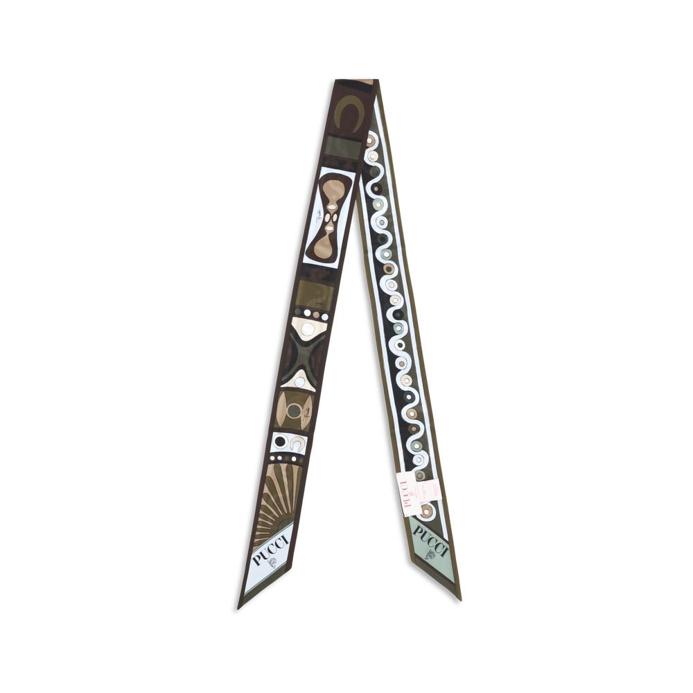 Emilio Pucci Multicolor Silk Scarf