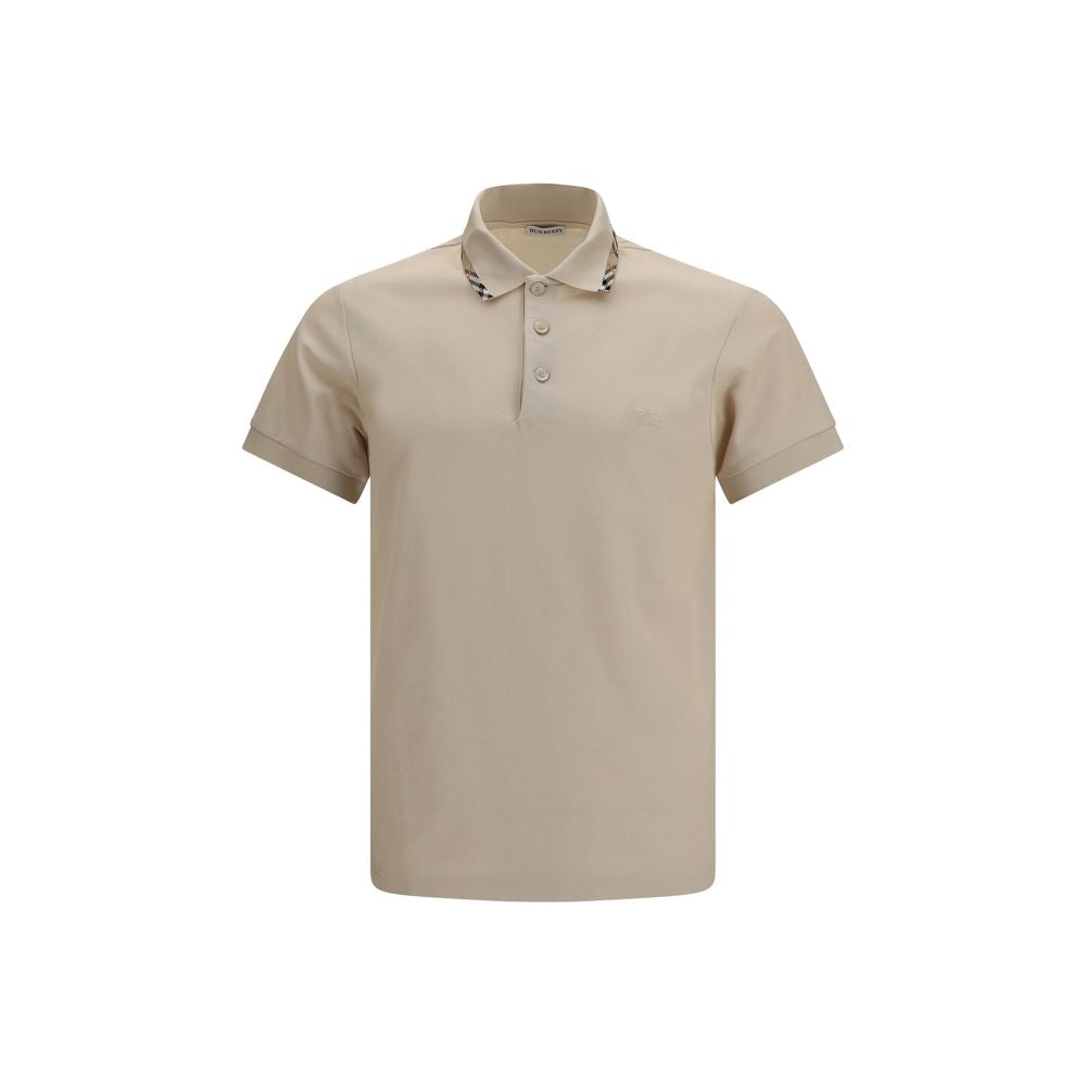 Burberry Beige Cotton Polo Shirt