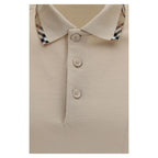 Burberry Beige Cotton Polo Shirt