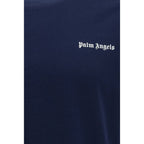 Palm Angels Blue Cotton T-Shirt