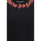 Palm Angels Black Cotton T-Shirt