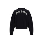 Palm Angels Black Cotton Sweatshirt