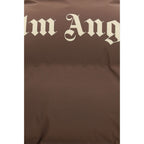 Palm Angels Brown Polyamide Full-Length Jacket
