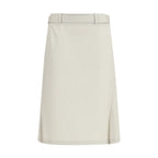 RIER Gray Cotton Long Skirt