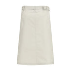 RIER Gray Cotton Long Skirt