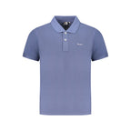 Pepe Jeans Blue Organic Cotton Men Polo