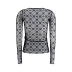 Marine Serre Black Polyamide Pattern Shirt
