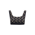 Marine Serre Black Polyamide Sport Bra