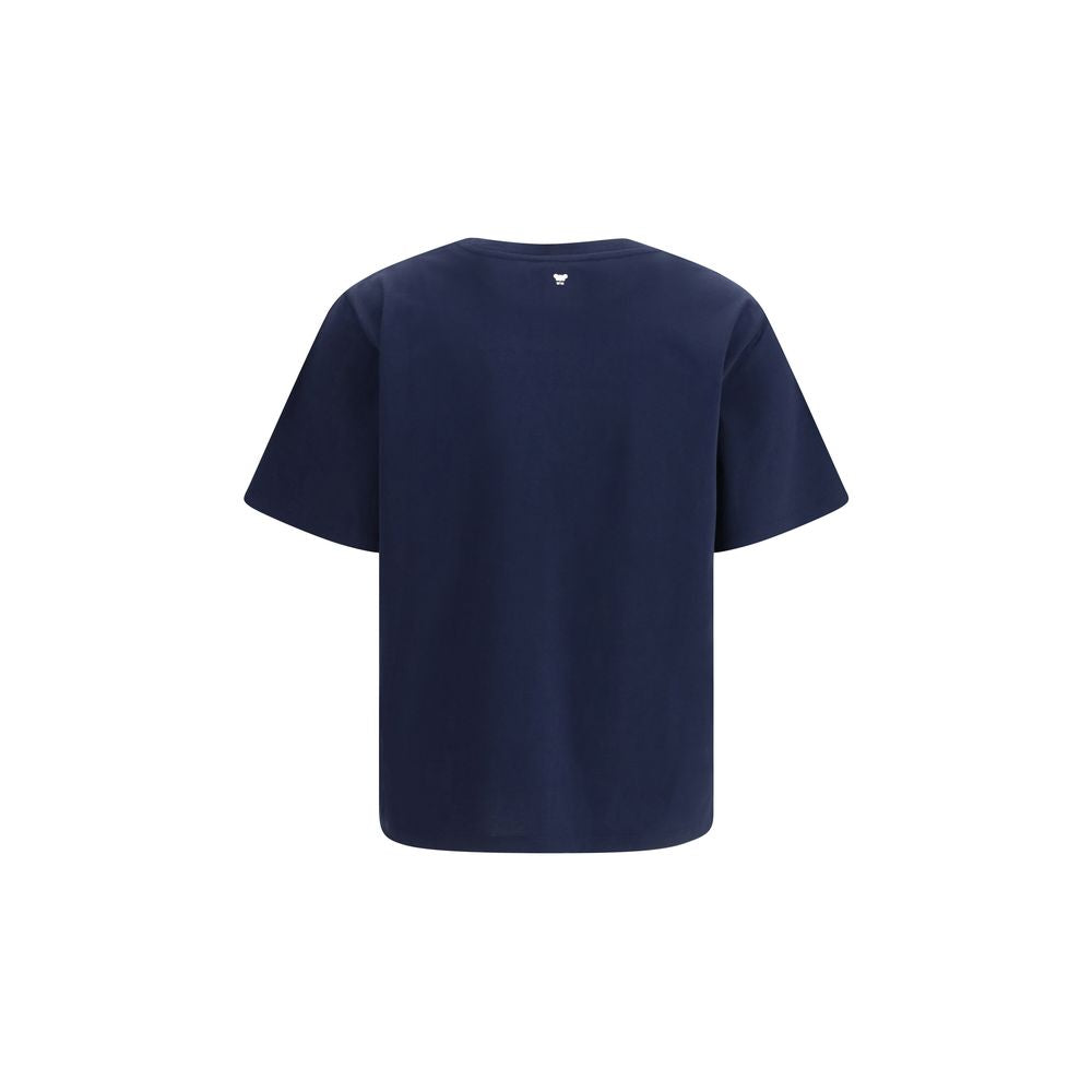 Max Mara Blue Cotton T-Shirt