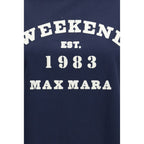 Max Mara Blue Cotton T-Shirt