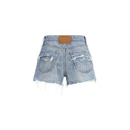 Alexander Wang Blue Cotton Bermuda Shorts