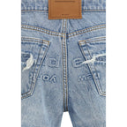Alexander Wang Blue Cotton Bermuda Shorts